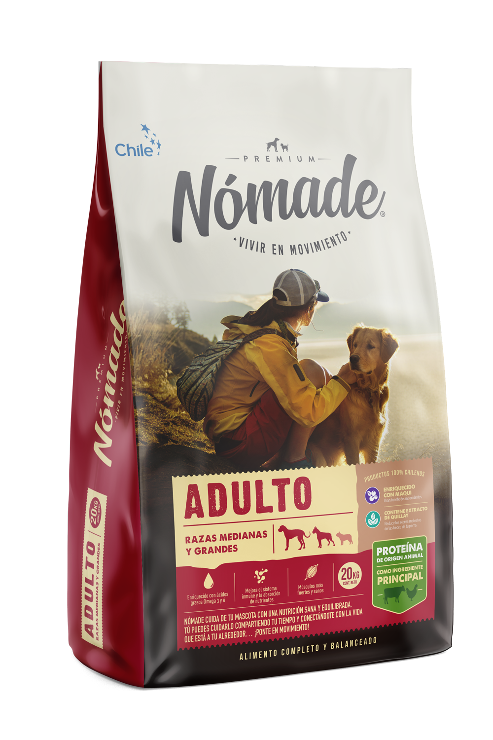 Nomade perro adulto 20kg