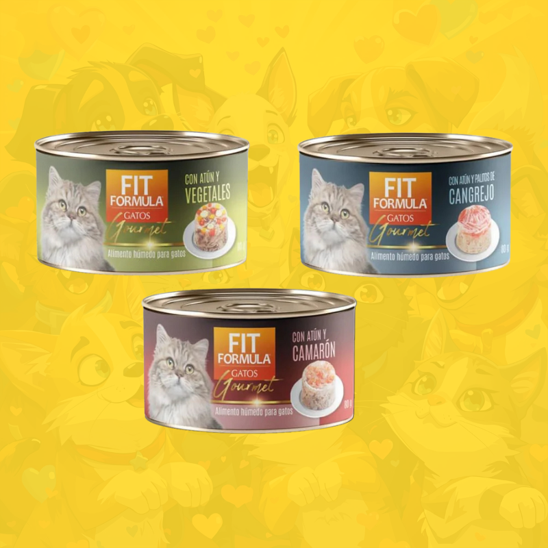 Lata de comida húmeda fit formula