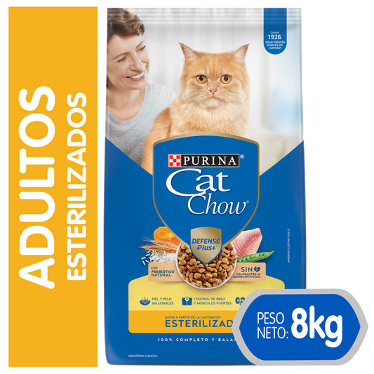Purina cat chow gatos esterilizados 8kg