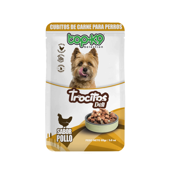 Sachet topk9 trocitos deli adulto