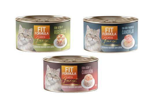 Lata de comida húmeda fit formula